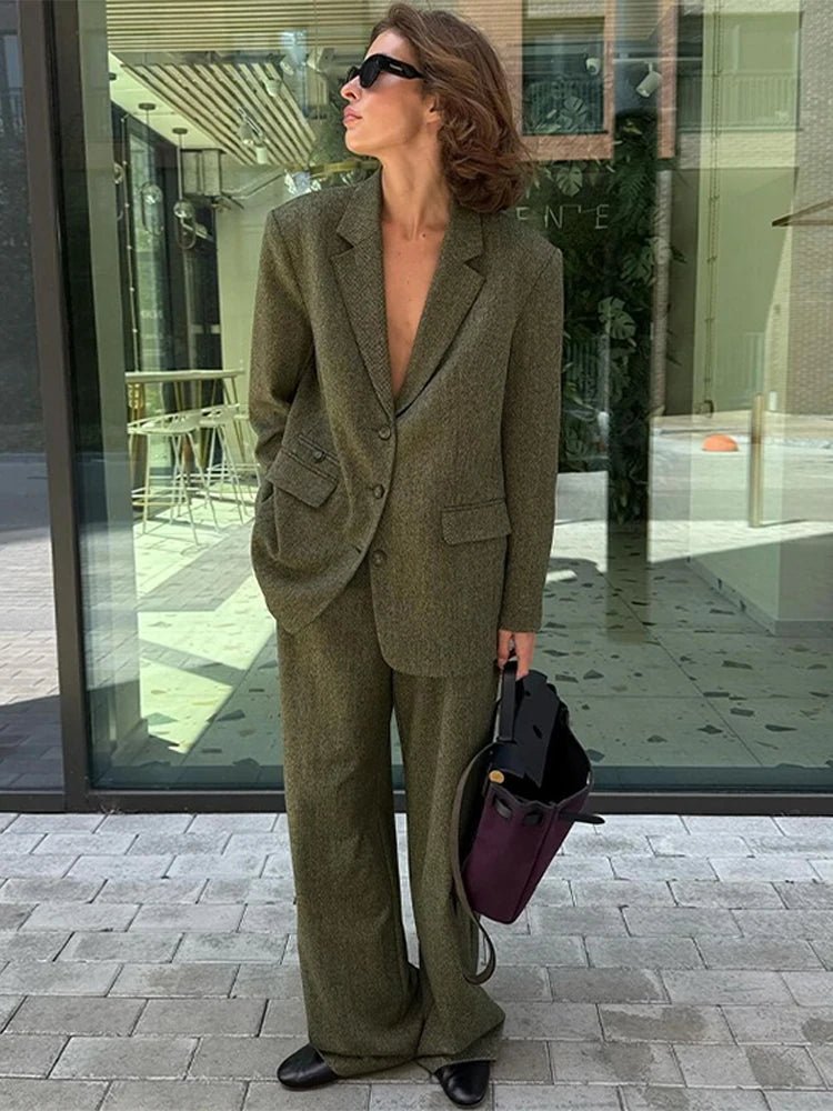 Premium Oversized Blazer Suit - Gentevra