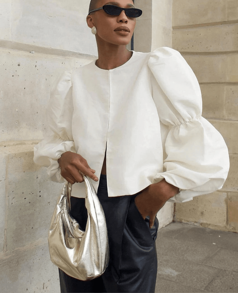 
                  
                    Premium Puff Sleeve Blouse - Gentevra
                  
                