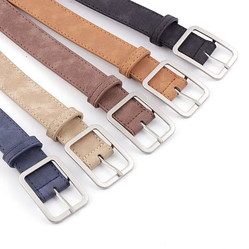 Premium Square Pin Buckles Belts - Gentevra