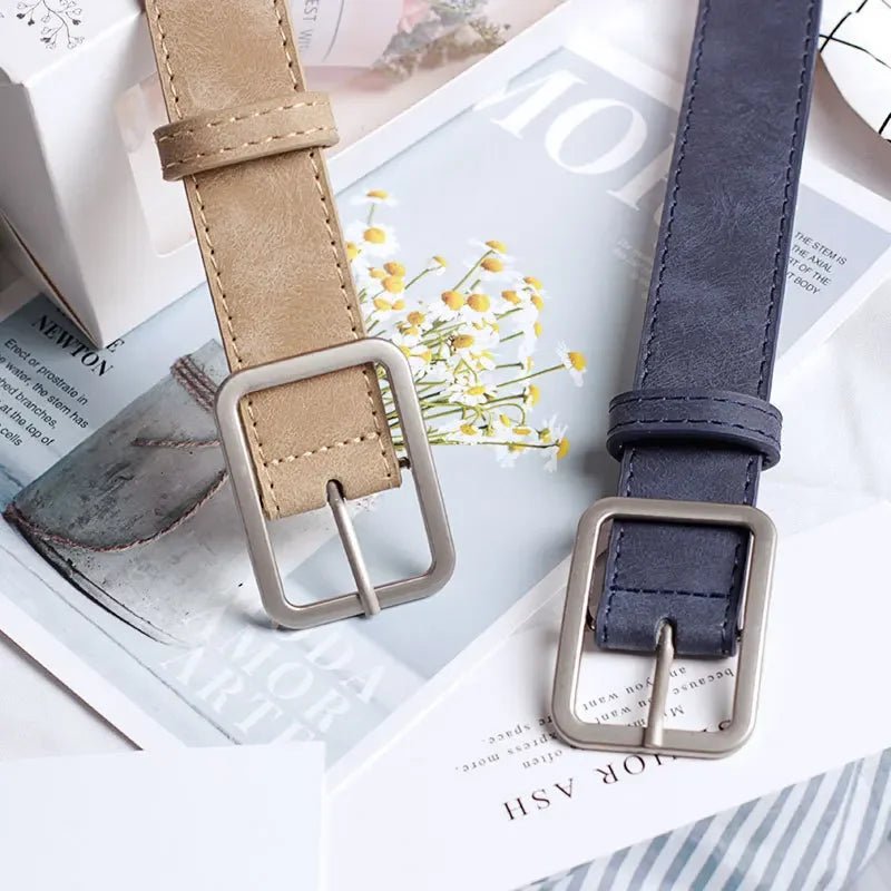 
                  
                    Premium Square Pin Buckles Belts - Gentevra
                  
                