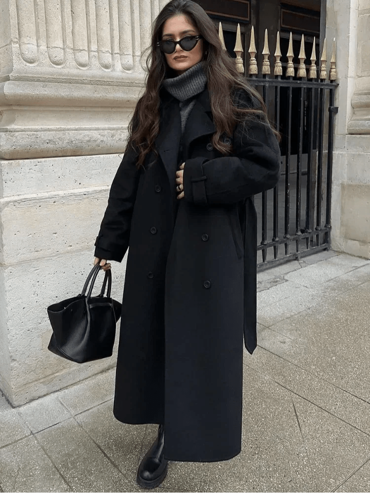 
                  
                    Premium Timeless Wool - Blend Maxi Coat - Gentevra
                  
                