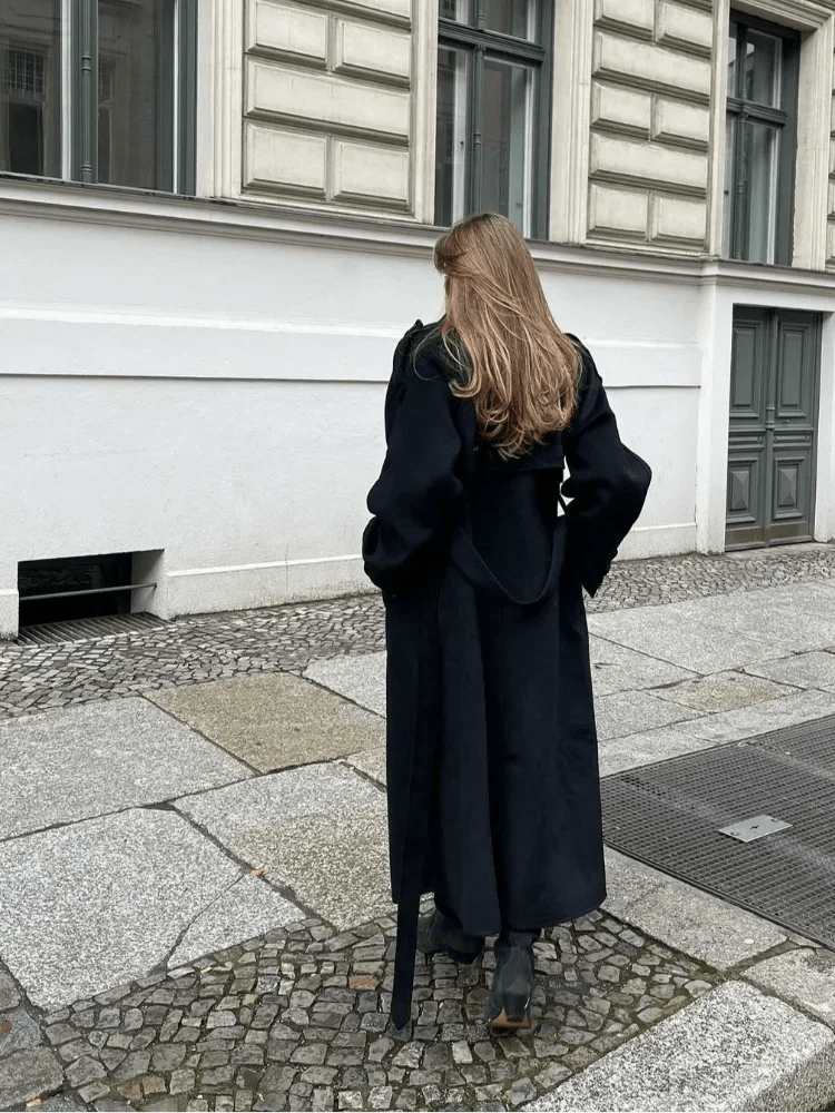 
                  
                    Premium Timeless Wool - Blend Maxi Coat - Gentevra
                  
                