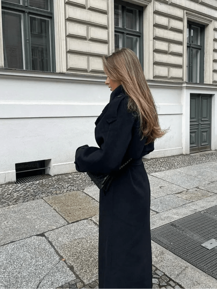 
                  
                    Premium Timeless Wool - Blend Maxi Coat - Gentevra
                  
                