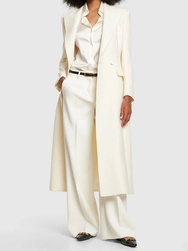 Premium White Tailored Suit - Gentevra