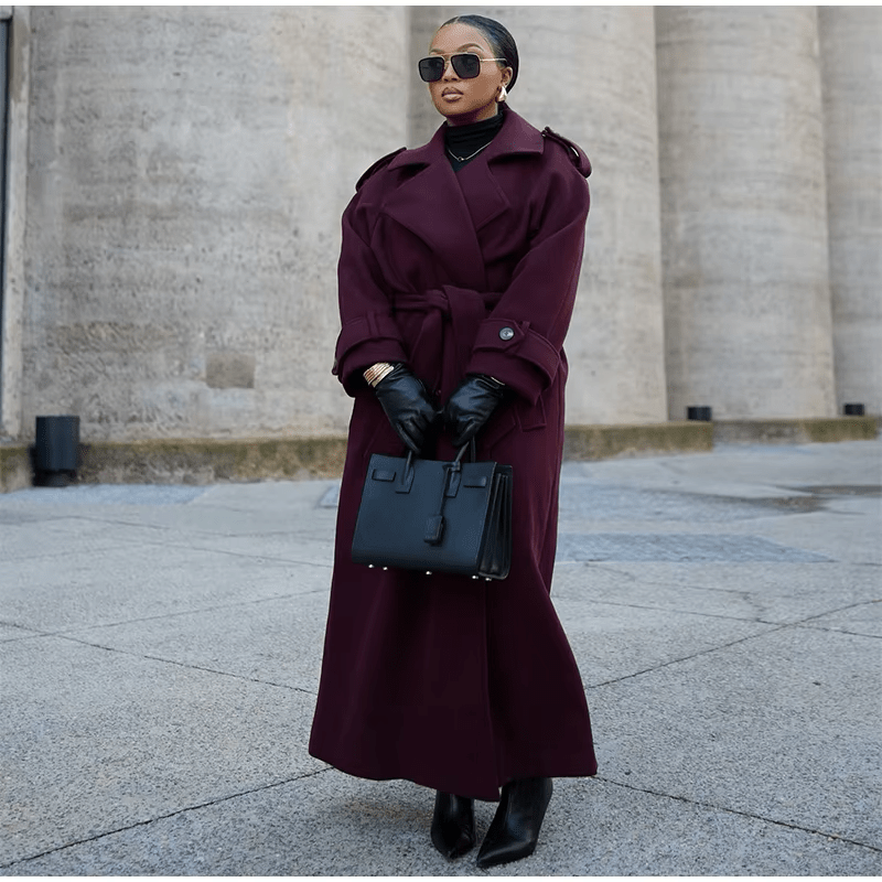 
                  
                    Premium Wool Blend Trench Coat - Gentevra
                  
                