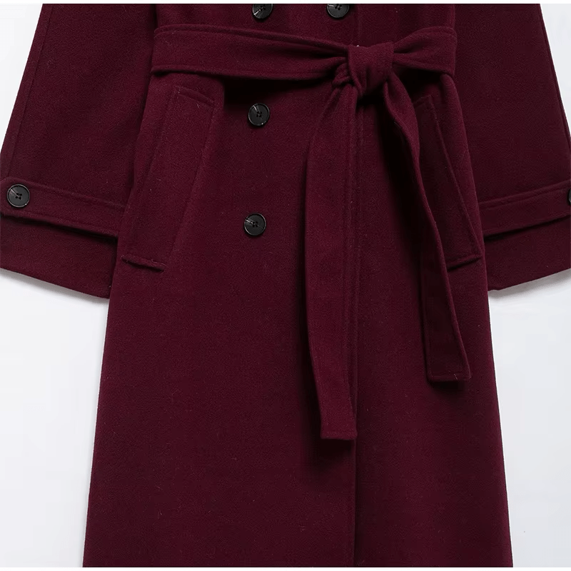 
                  
                    Premium Wool Blend Trench Coat - Gentevra
                  
                