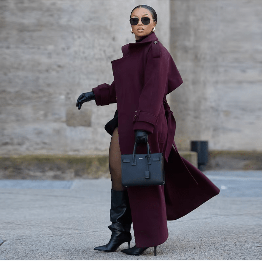 Premium Wool Blend Trench Coat - Gentevra