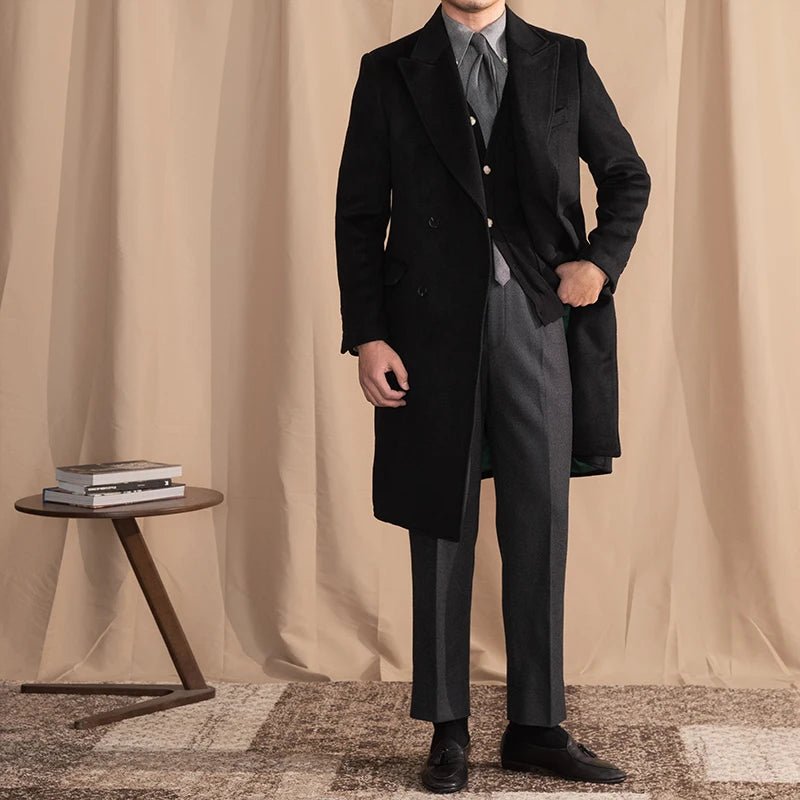 Premium Wool Chesterfield Coat - Gentevra