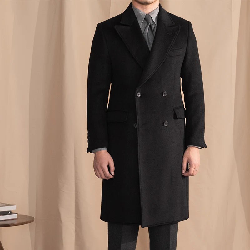 
                  
                    Premium Wool Chesterfield Coat - Gentevra
                  
                