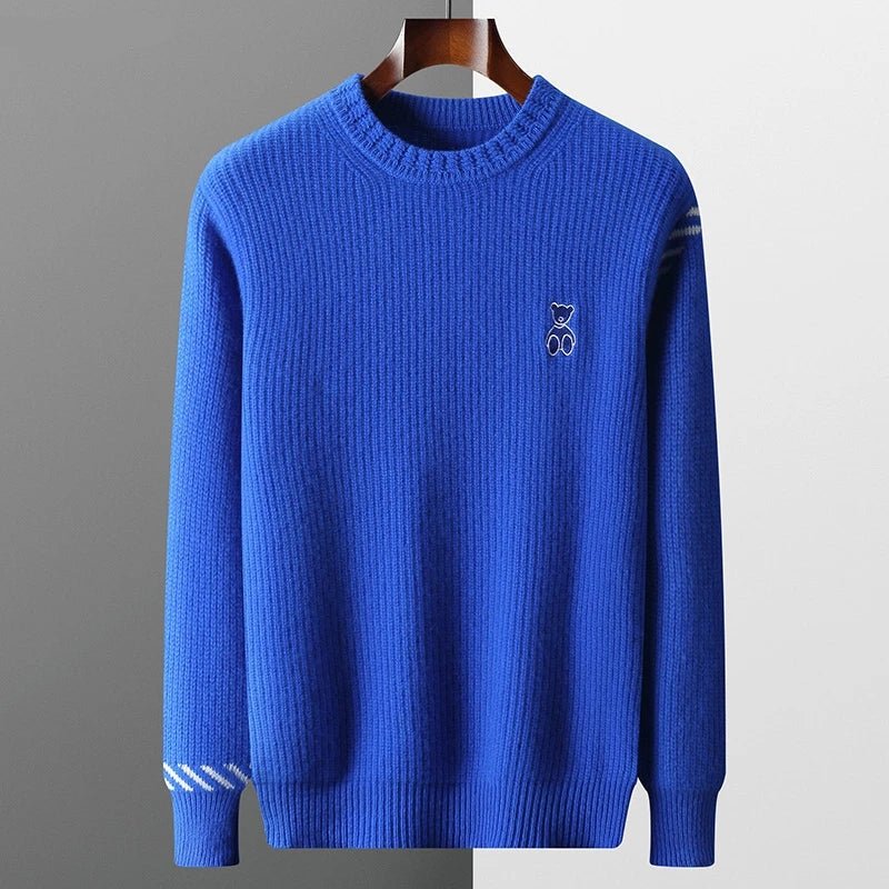 
                  
                    Premium Wool Embroidered Sweater - Gentevra
                  
                