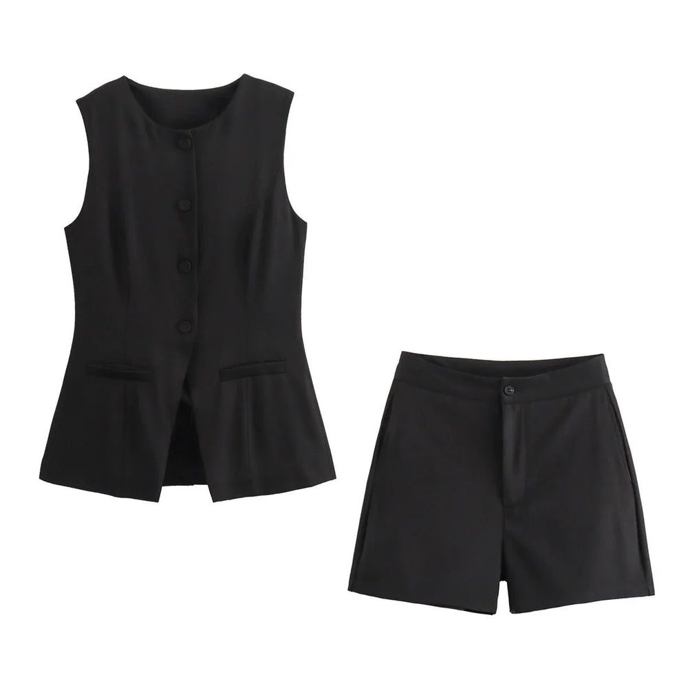 
                  
                    Shorts and Vest Two - Piece Set - Gentevra
                  
                