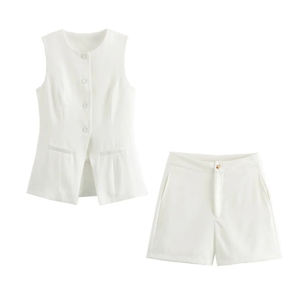 
                  
                    Shorts and Vest Two - Piece Set - Gentevra
                  
                