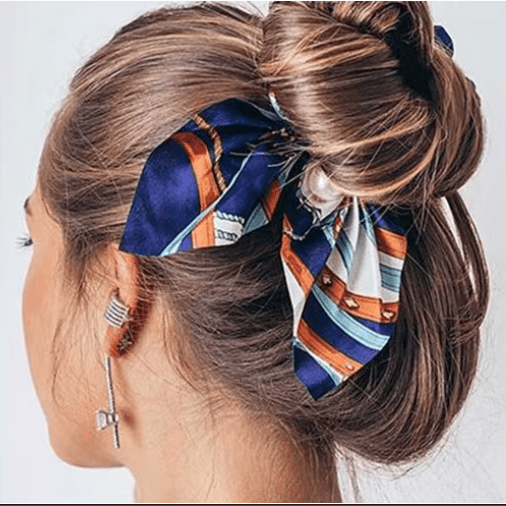 Silk Bow Scrunchie - Gentevra