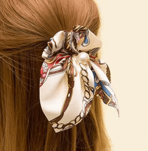 Silk Bow Scrunchie - Gentevra