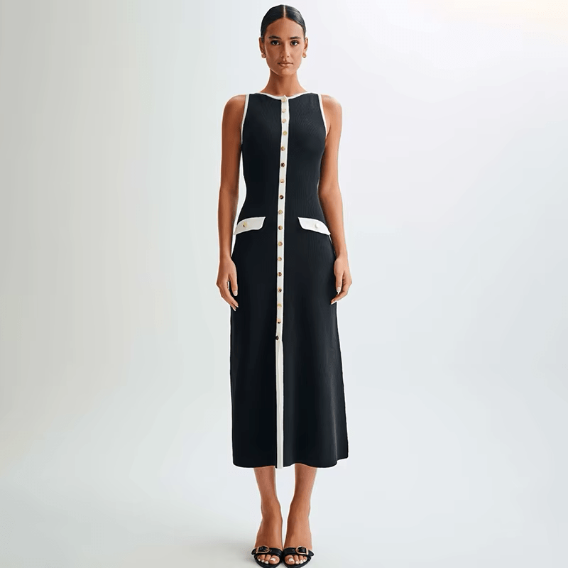 Sleeveless Midi Dress - Gentevra