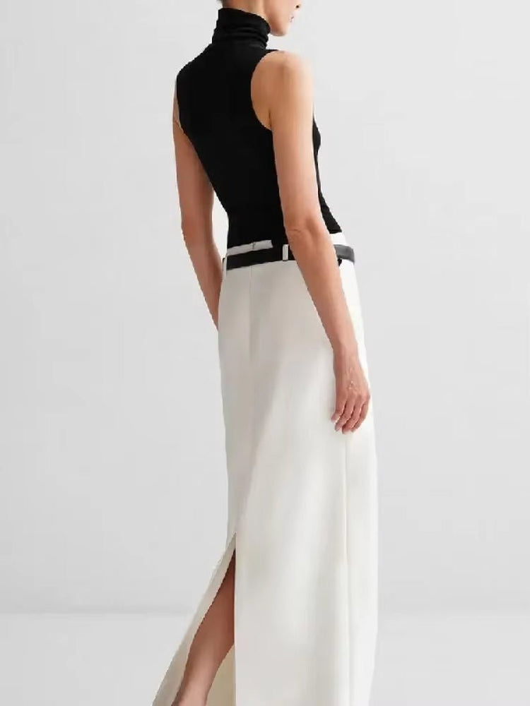 
                  
                    Sophisticated High - Waist Maxi Skirt - Gentevra
                  
                