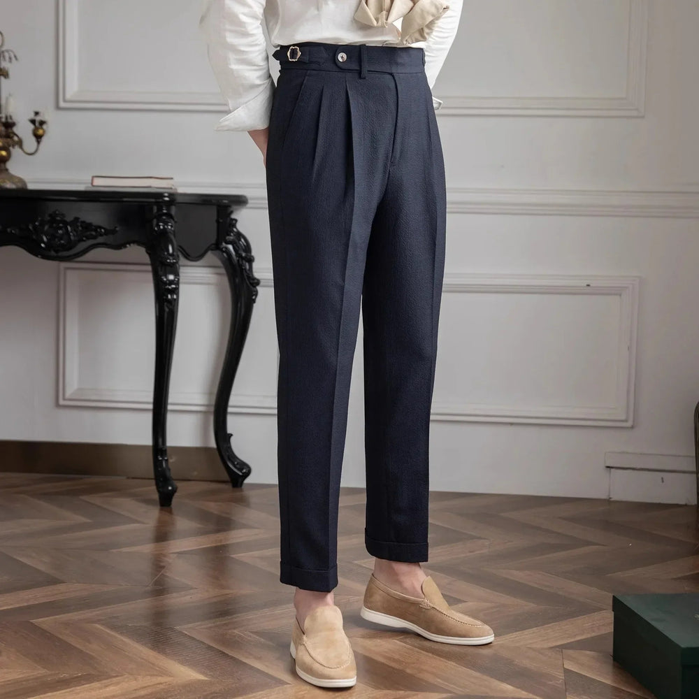 
                  
                    Straight Fit Formal Suit Pants - Gentevra
                  
                