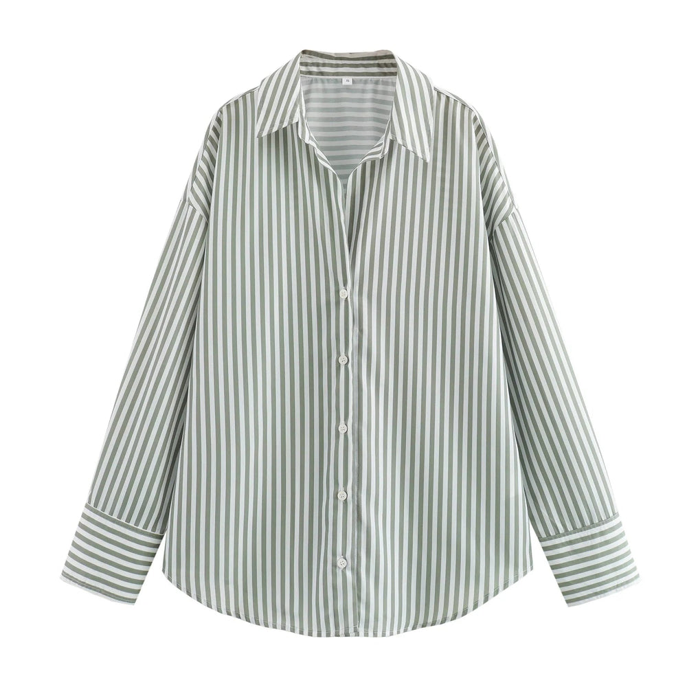 
                  
                    Striped Button - Down Shirt - Gentevra
                  
                