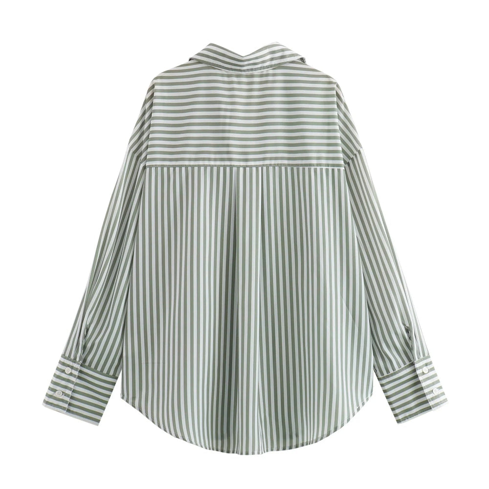 
                  
                    Striped Button - Down Shirt - Gentevra
                  
                