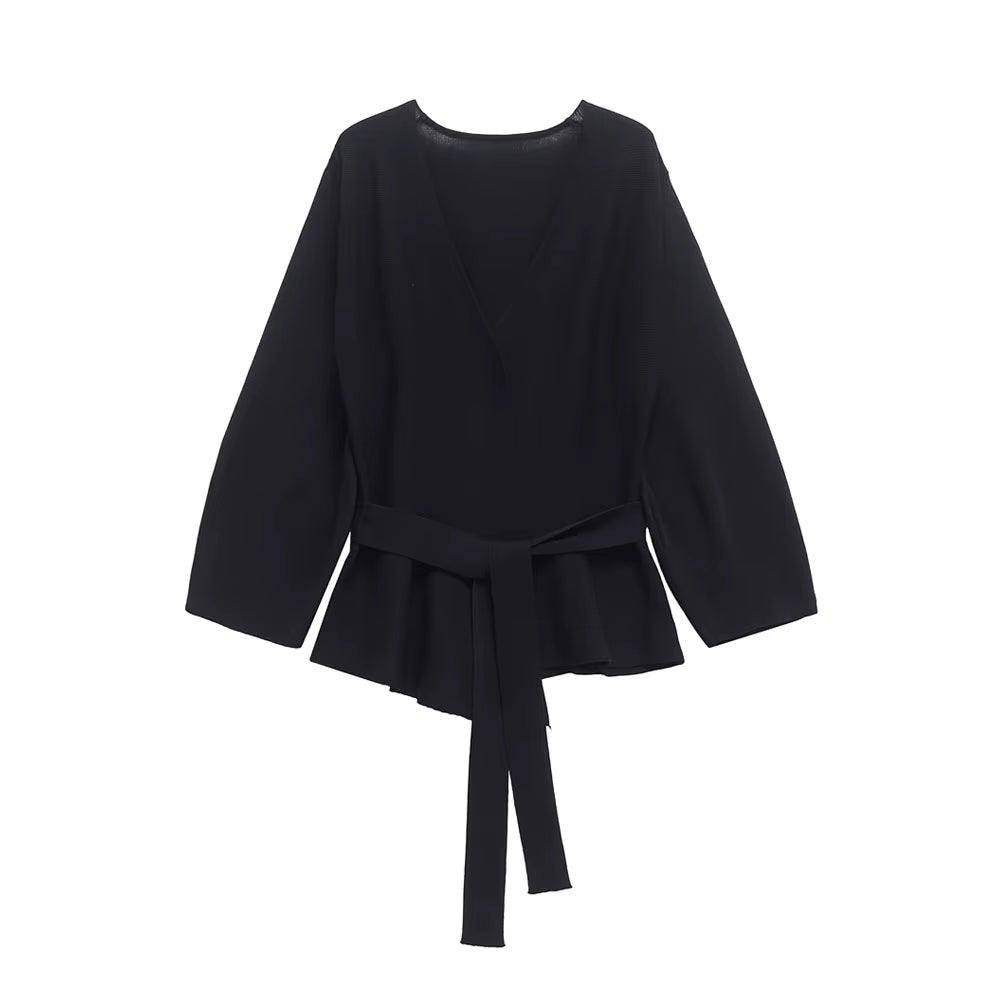 
                  
                    Stylish Belted Cardigan - Gentevra
                  
                