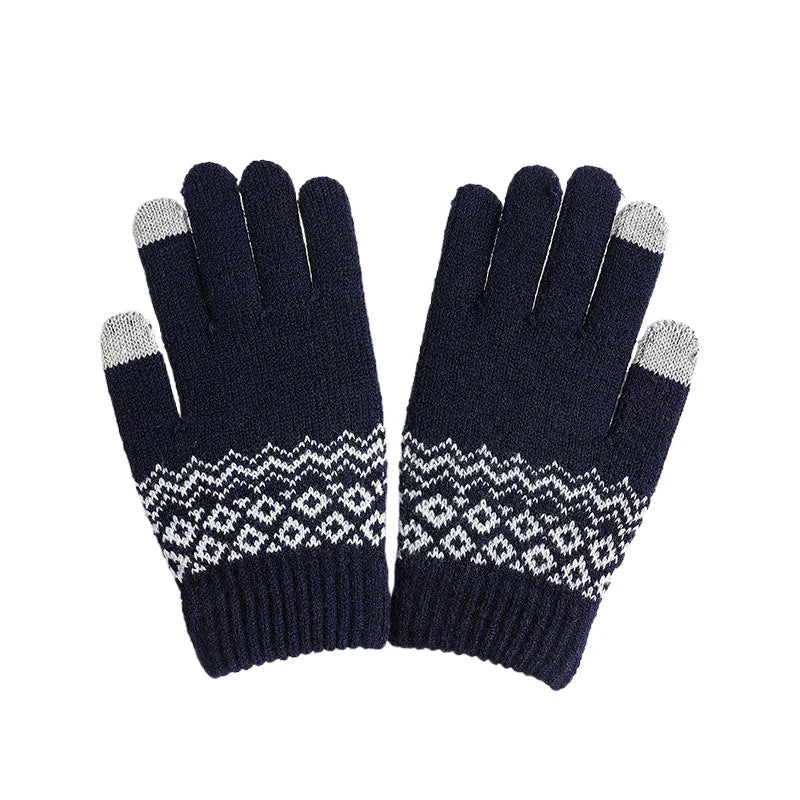 
                  
                    Stylish Knitted Touchscreen Gloves - Gentevra
                  
                