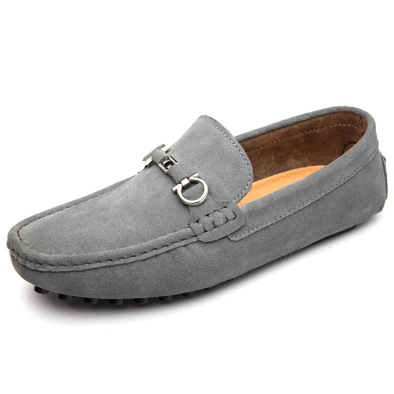 
                  
                    Timeless Suede Loafers - Gentevra
                  
                