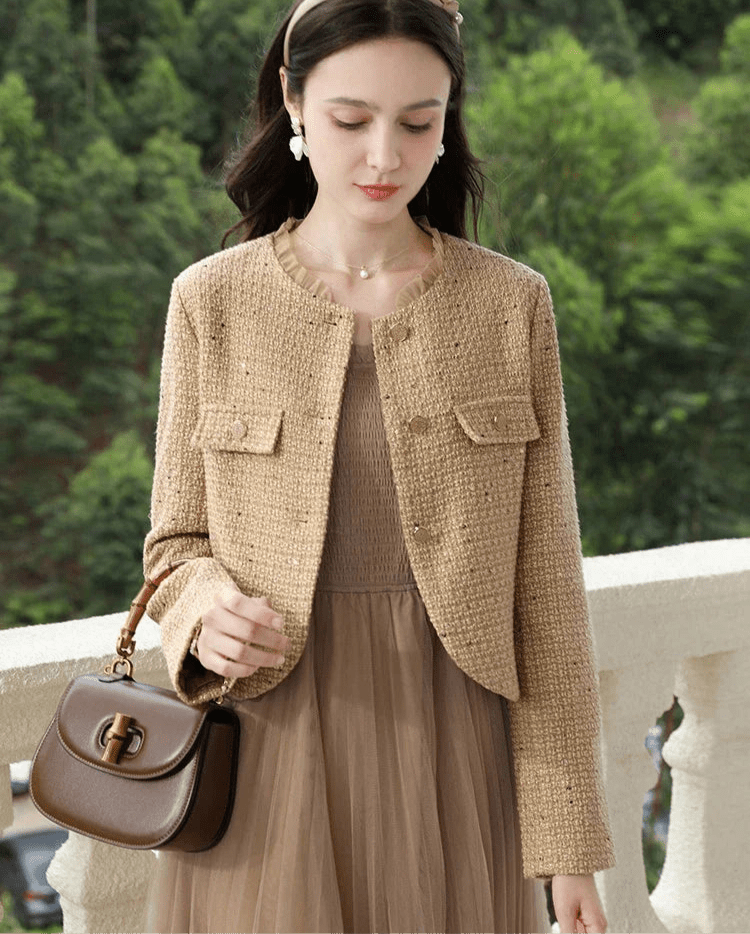 
                  
                    Tweed Jacket - Gentevra
                  
                