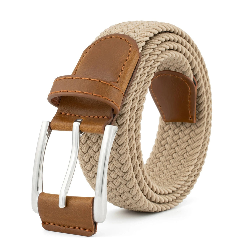 
                  
                    Unisex Stretch Woven Braided Belt - Gentevra
                  
                