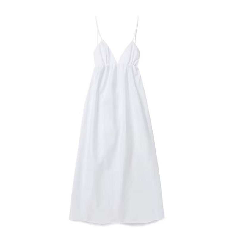 
                  
                    White Maxi Summer Dress - Gentevra
                  
                